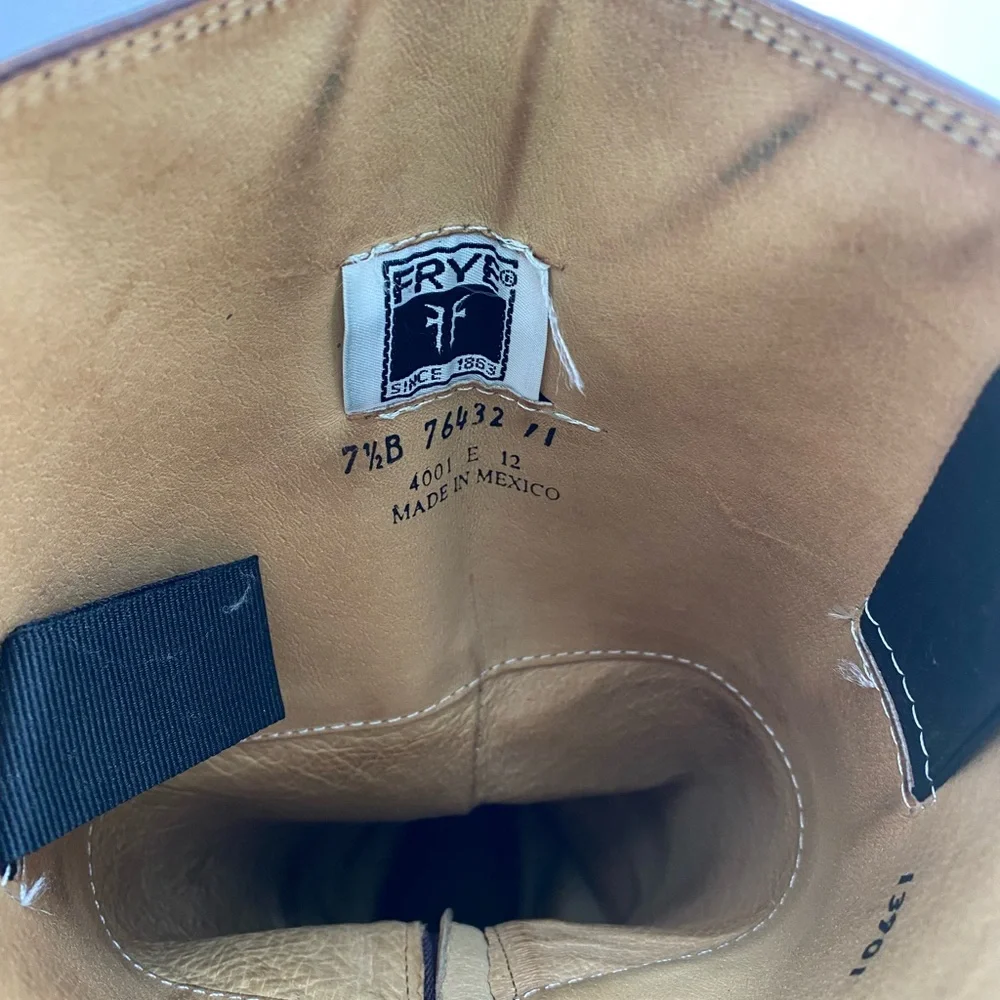 Frye Brown Leather Riding Boots - Picture 8 of 8